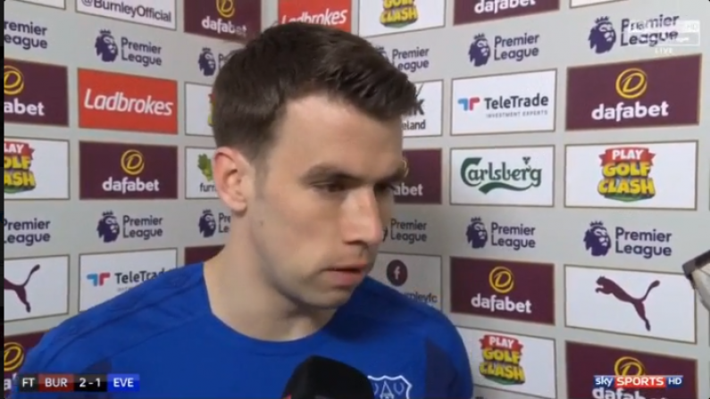 Everton Fans Were Asking The Same Question As Seamus Coleman Fronts Up Post-Burnley Defeat