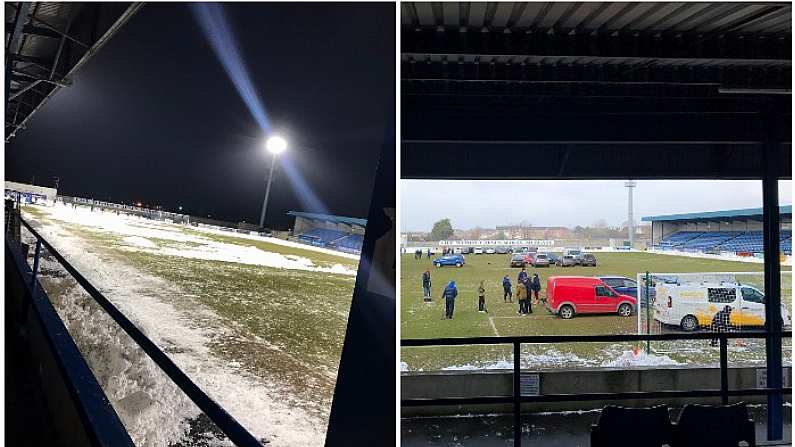 Fans Go To Heroic Lengths To Save Irish Cup Game From Snow