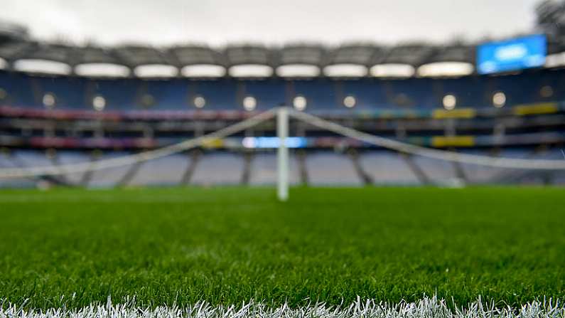 27 January 2018; A detailed view of the pitch prior to the Allianz Hurling League Division 1B Round 1 match between Dublin and Offaly at Croke Park in Dublin. Photo by Seb Daly/Sportsfile