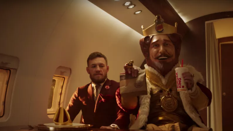Watch: Conor McGregor's Very Intense Burger King Ad