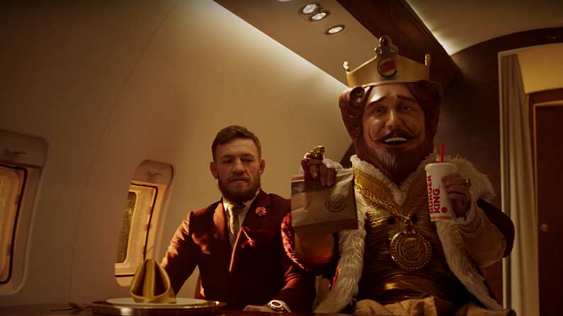 Watch: Conor McGregor's Very Intense Burger King Ad