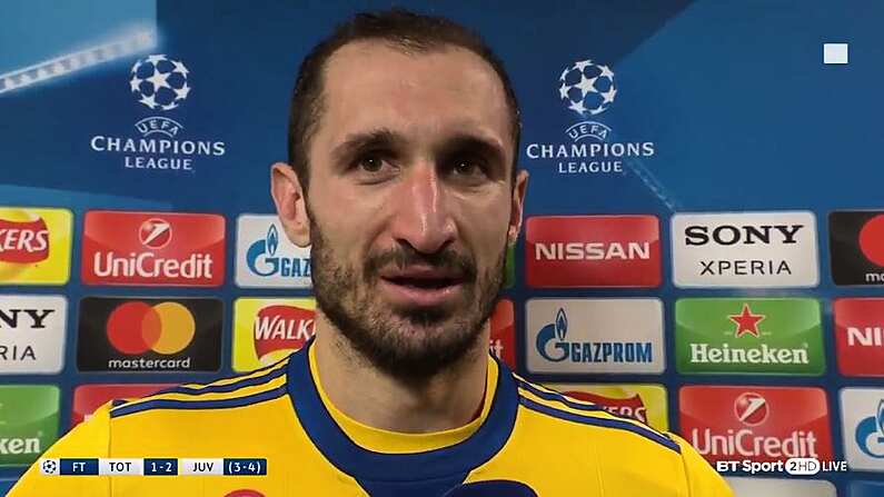 Giorgio Chiellini Shows True Class With Post-Match Interview About Davide Astori