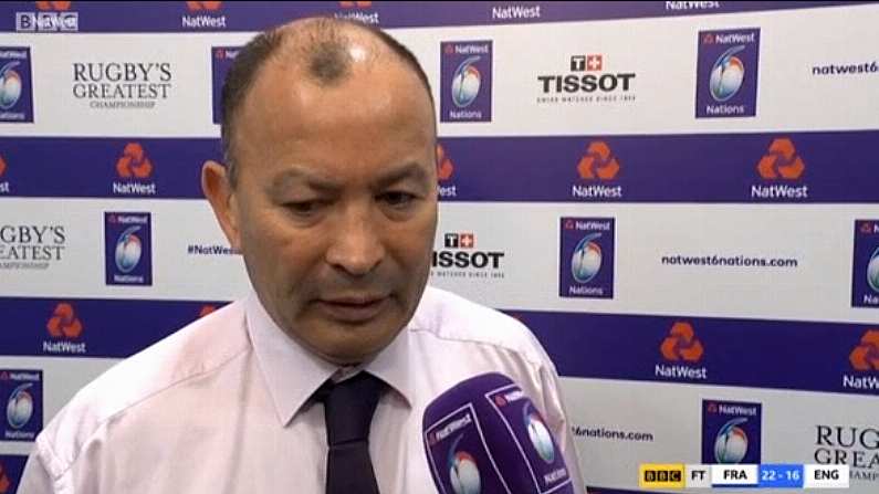 Watch: Dejected Eddie Jones Reacts To England's Six Nations Surrender