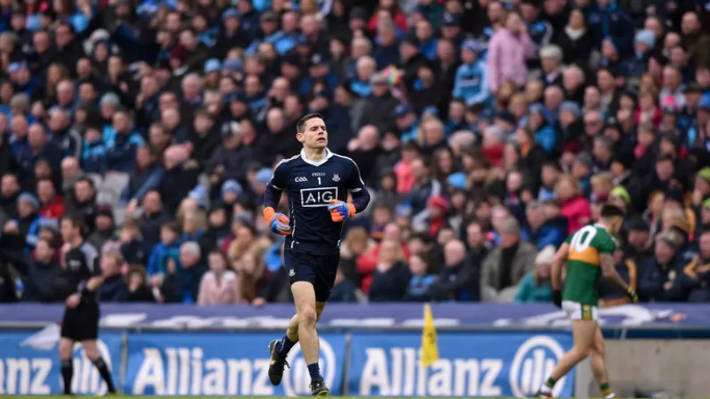 Watch: Stephen Cluxton Loses Patience & Marches Into Kerry's Half