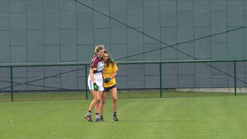 Watch: Touching Scene As Opposing Sisters Meet At Final Whistle