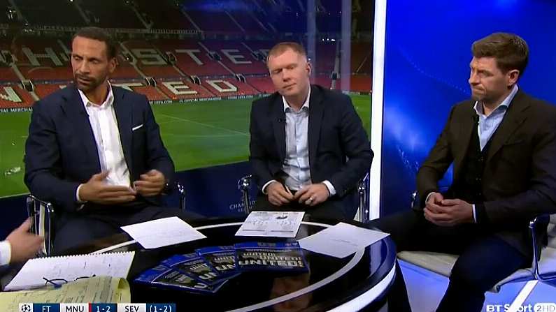 Watch: Paul Scholes And Rio Ferdinand Bemoan "Shocking" Man United