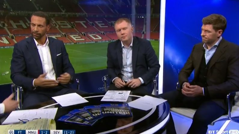 Watch: Paul Scholes And Rio Ferdinand Bemoan "Shocking" Man United