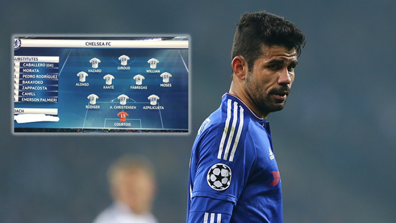 Diego Costa In Gloriously Petty Barb At Antonio Conte While Watching Chelsea