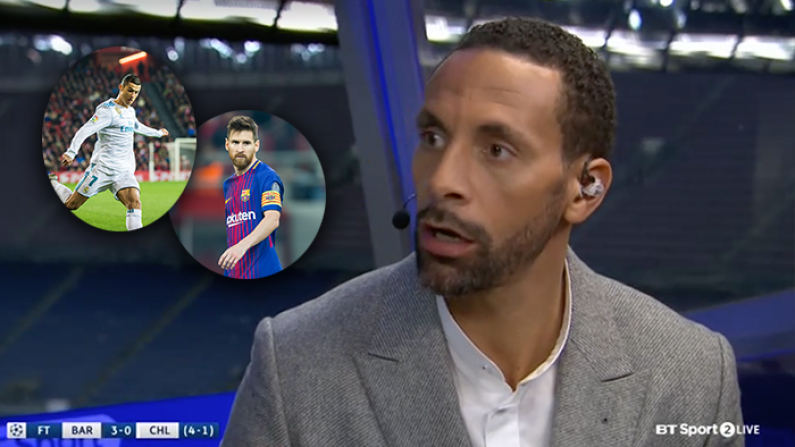 Ferdinand Evaluates Messi Ronaldo Rivalry After The Former's Chelsea Masterclass