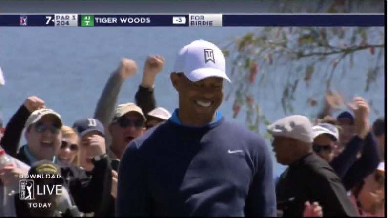 Watch: Tiger Woods Holes Insane, 71-Foot Putt At Arnold Palmer Invitational