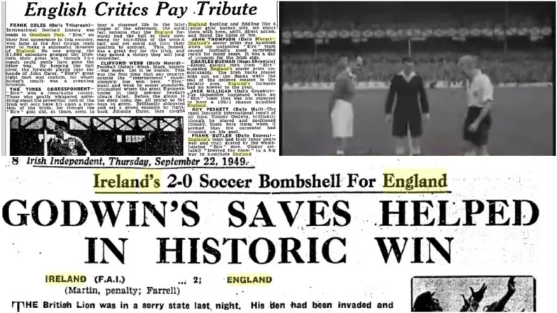 Balls Remembers - The Irish Team That Became The First Foreign Team To Win On English Soil