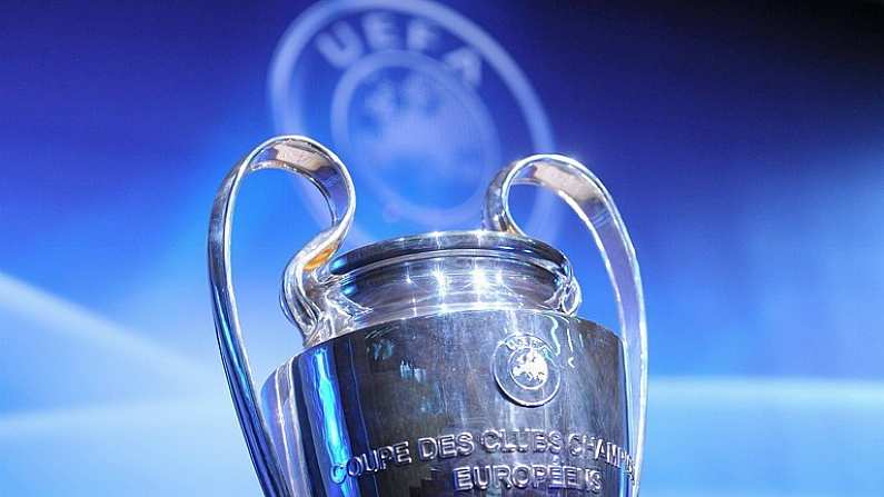 21 June 2010; A general view of the UEFA Champions League trophy. UEFA Champions League First and Second Qualifying Rounds Draw. UEFA Headquarters, Nyon, Switzerland. Picture credit: Stephen McCarthy / SPORTSFILE