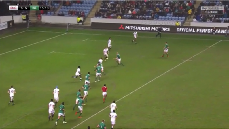 Watch: Ireland U20s Work Two Great Tries v England In 7 Minutes