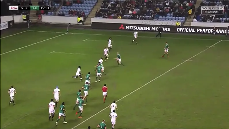 Watch: Ireland U20s Work Two Great Tries v England In 7 Minutes