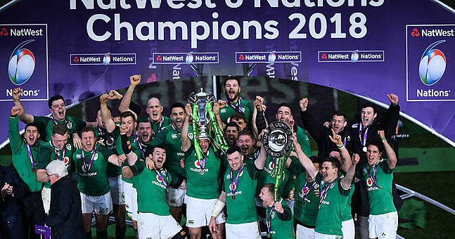 Watch Irish Heroes Collect Triple Crown And Six Nations Trophy After