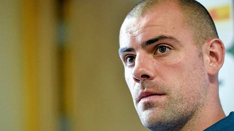 2 September 2014; Republic of Ireland's Darron Gibson during a press conference ahead of their side's International friendly match against Oman on Wednesday. Republic of Ireland Press Conference, Grand Hotel,  Malahide, Co. Dublin. Picture credit: David Maher / SPORTSFILE