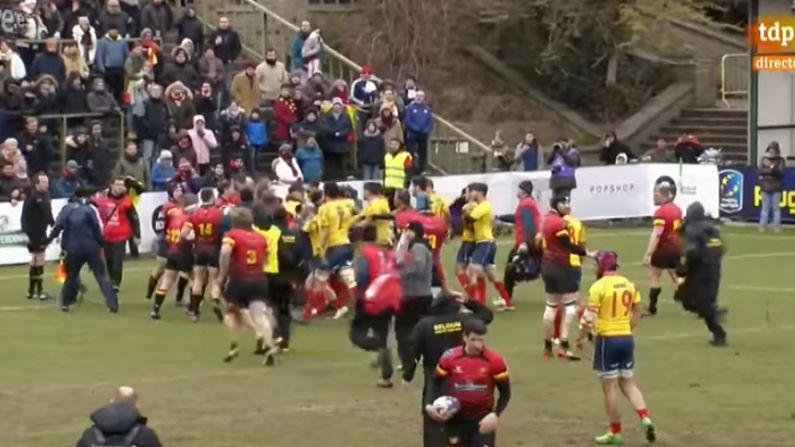 Watch: Players Attack Referee After Controversial Rugby World Cup Qualifier