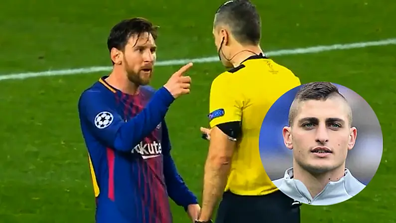 Marco Verratti Doesn't Understand Why Lionel Messi Is Above The Law