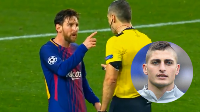 Marco Verratti Doesn't Understand Why Lionel Messi Is Above The Law