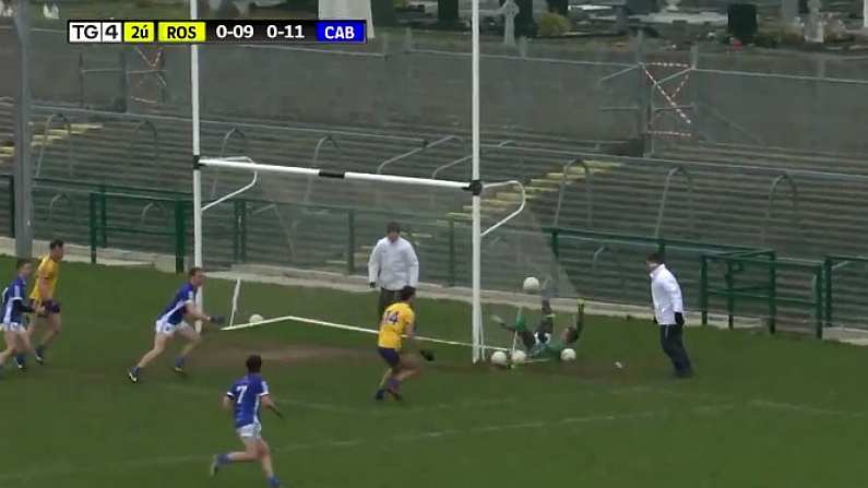 Watch: Spiderman! Cavan 'Keeper Makes Absurd Save During Top Of Table Clash