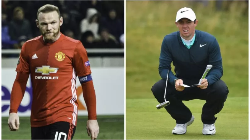 Watch: How Wayne Rooney Helped Rory McIlroy's Putting Technique