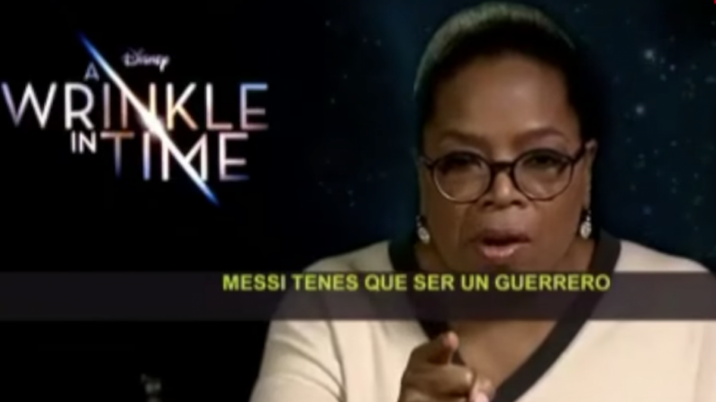 Watch: Oprah Winfrey Gives Lionel Messi Unnecessary Pep Talk