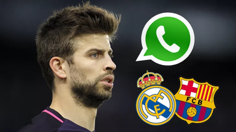 Piqué Reveals Extent Of The B*nter On The Barca/Real Whatsapp Group