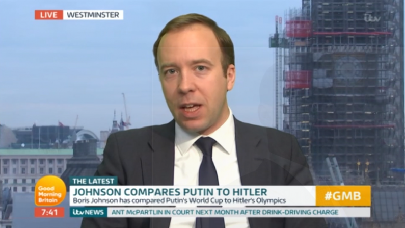 Tory Minister: Best Way For England To Deal With Russia Is To Win the World Cup