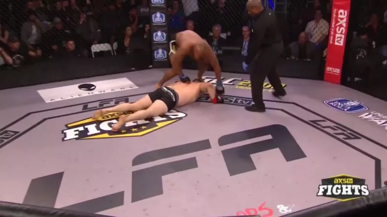 MMA Fighter Disqualified After Showing Shocking Disregard For KO'd Opponent's Safety
