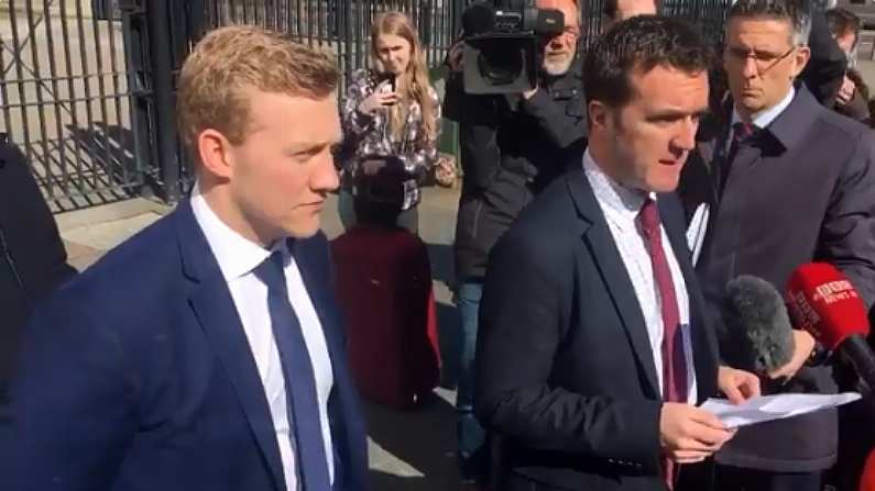 Stuart Olding 'Regrets Deeply The Events Of That Evening'