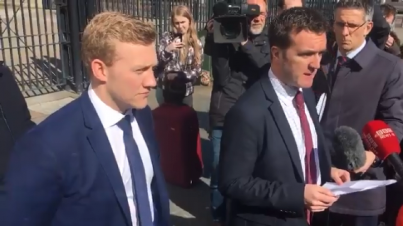 Stuart Olding 'Regrets Deeply The Events Of That Evening'