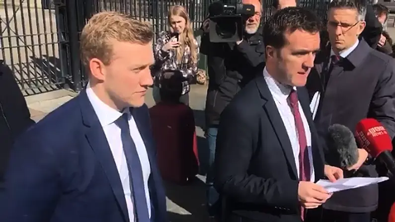 Stuart Olding 'Regrets Deeply The Events Of That Evening'