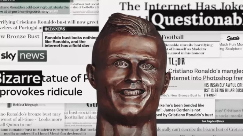 Man Behind Infamous Ronaldo Bust Gets A Second Chance