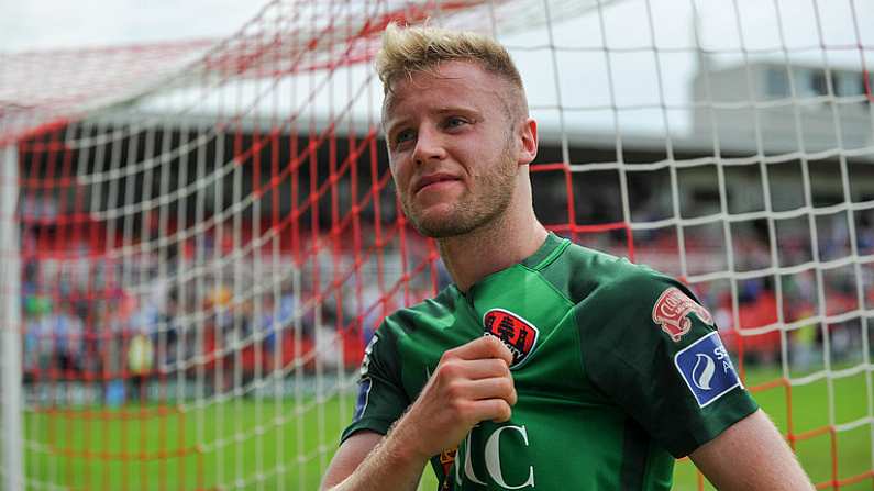 9 July 2017; Kevin O'Connor of Cork City during the SSE Airtricity League Premier Division match between Cork City and  St Patrick's Athletic at Turners Cross in Cork. Photo by Doug Minihane/Sportsfile