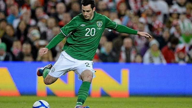 6 February 2013; Greg Cunningham, Republic of Ireland. International Friendly, Republic of Ireland v Poland, Aviva Stadium, Lansdowne Road, Dublin. Picture credit: Brian Lawless / SPORTSFILE