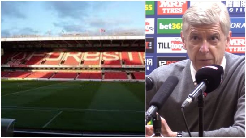 Nottingham Forest Cheekily Attempt To Earn A Few Quid Off Arsene Wenger's Ban