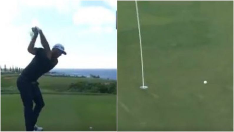 Watch: Dustin Johnson So Close To A Hole-In-One... On A Par 4