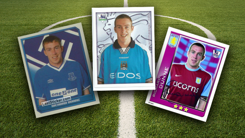 The Troubled History Of Richard Dunne Football Stickers