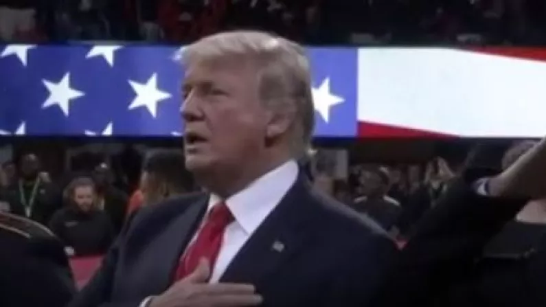 Watch: Donald Trump Hasn't A Clue What The Words To The American National Anthem Are