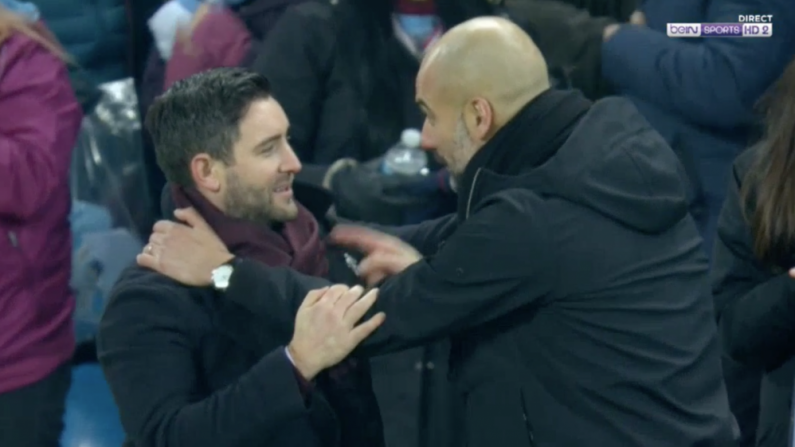 Watch: Guardiola In On Field Pep-Talk, Later Dismisses Sanchez Questions