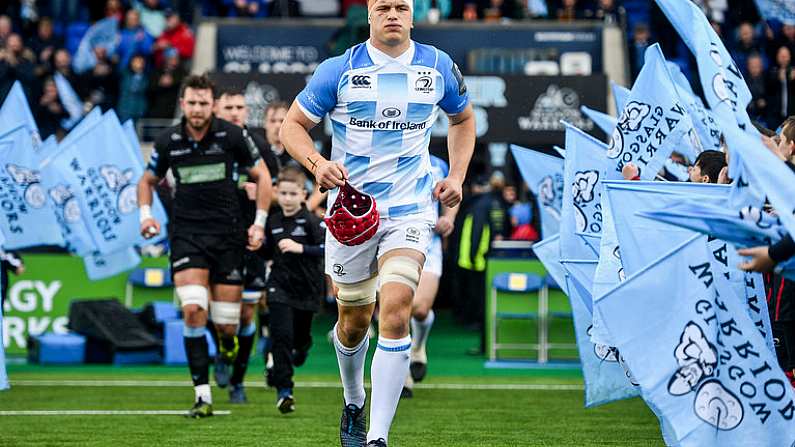 21 October 2017; Josh van der Flier of Leinster ahead of the European Rugby Champions Cup Pool 3 Round 2 match between Glasgow Warriors and Leinster at Scotstoun in Glasgow, Scotland. Photo by Ramsey Cardy/Sportsfile