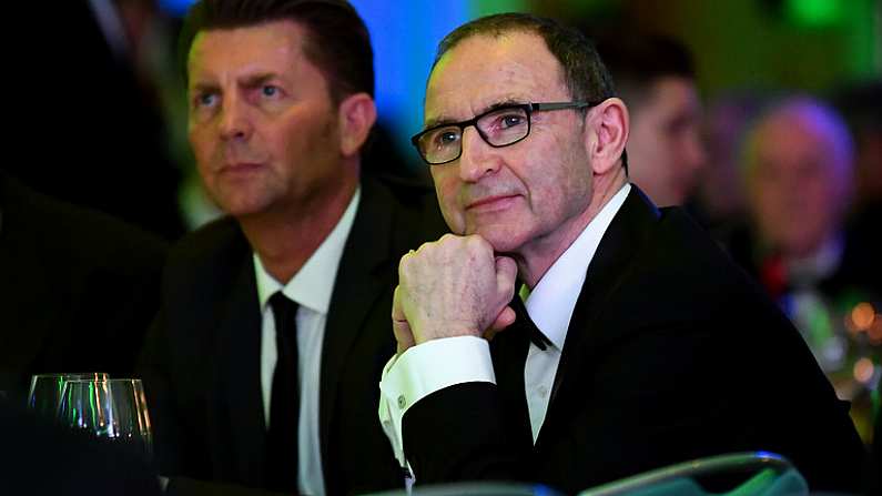 Martin O'Neill Shuns Media As He Attends SWAI Awards In Dublin Tonight