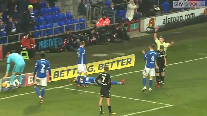 Leeds United Fans Tear Into Eunan O'Kane After First-Half Red Card