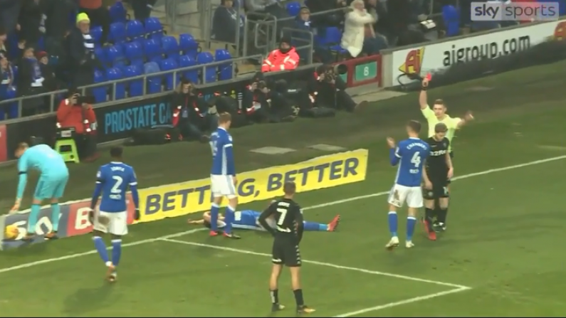 Leeds United Fans Tear Into Eunan O'Kane After First-Half Red Card