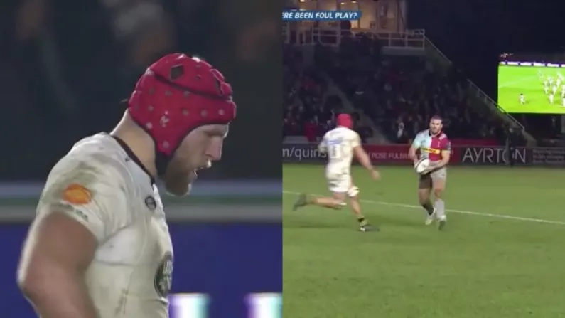 Watch: James Haskell Sent Off For Sickening High Tackle On Jamie Roberts