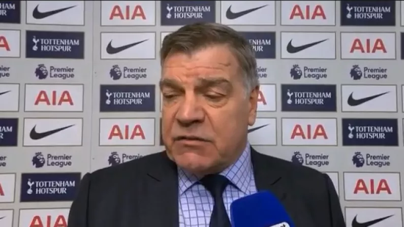 Sam Allardyce Left Stunned As Players "Throw In The Towel" Against Spurs