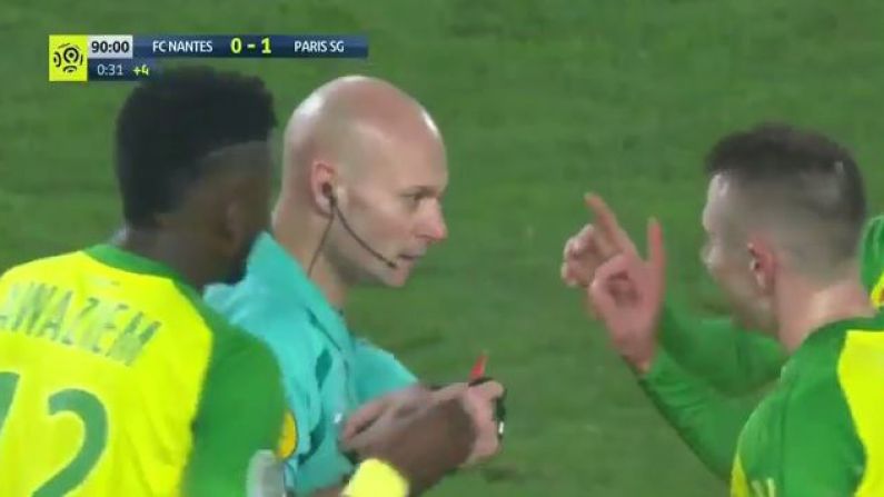 French Ref Surely In Hot Water After Nantes Vs PSG Closes With Farcical Scenes