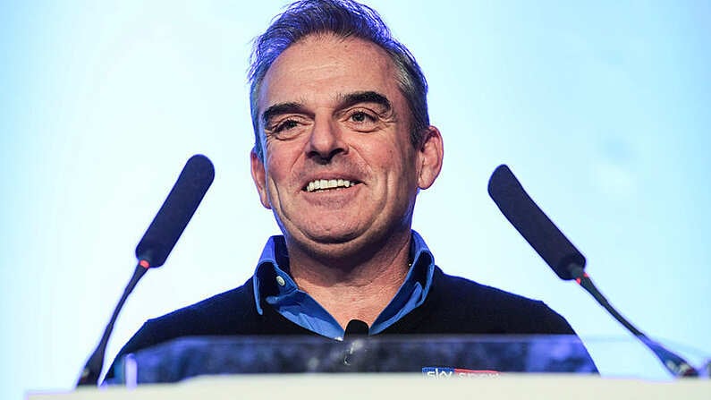 13 January 2018; Paul McGinley, Captain, Europe Ryder Cup Team 2014, during day two of the GAA Games Development Conference at Croke Park in Dublin. Photo by Stephen McCarthy/Sportsfile