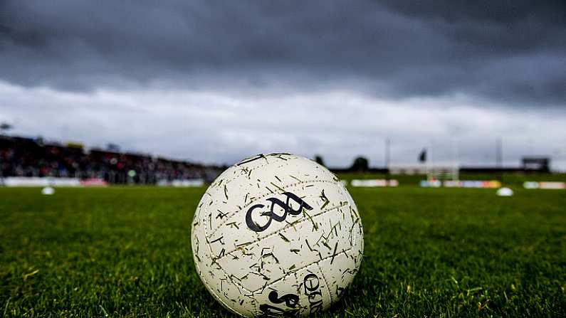 1 July 2017; A general view of a football before the GAA Football All-Ireland Senior Championship Round 2A match between Meath and Sligo at Pairc Tailteann in Navan, Co Meath. Photo by Piaras O Midheach/Sportsfile