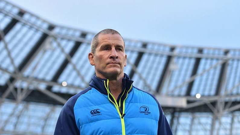 16 December 2017; Leinster senior coach Stuart Lancaster during the European Rugby Champions Cup Pool 3 Round 4 match between Leinster and Exeter Chiefs at the Aviva Stadium in Dublin. Photo by Ramsey Cardy/Sportsfile